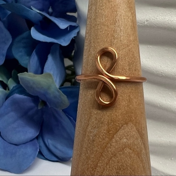 COPPER Toe Ring Adjustable - Picture 1 of 12